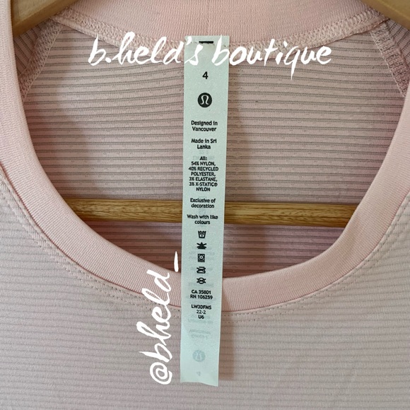 lululemon Swiftly Tech Short Sleeve Shirt 2.0 Strawberry Milkshake Sz 4 New NWT - Picture 7 of 12